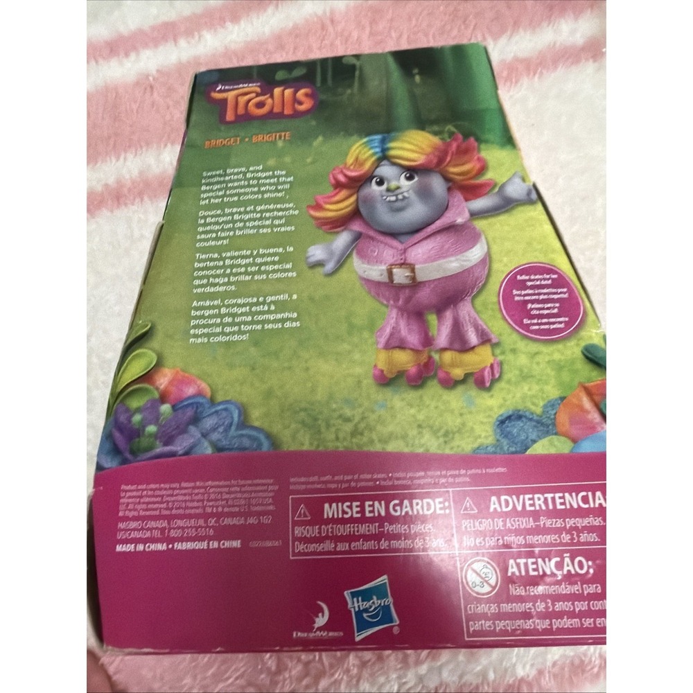 2016 TOYS R US Trolls Bridget Doll Hasbro Dress Up Doll New In Box Sealed - Picture 7 of 7
